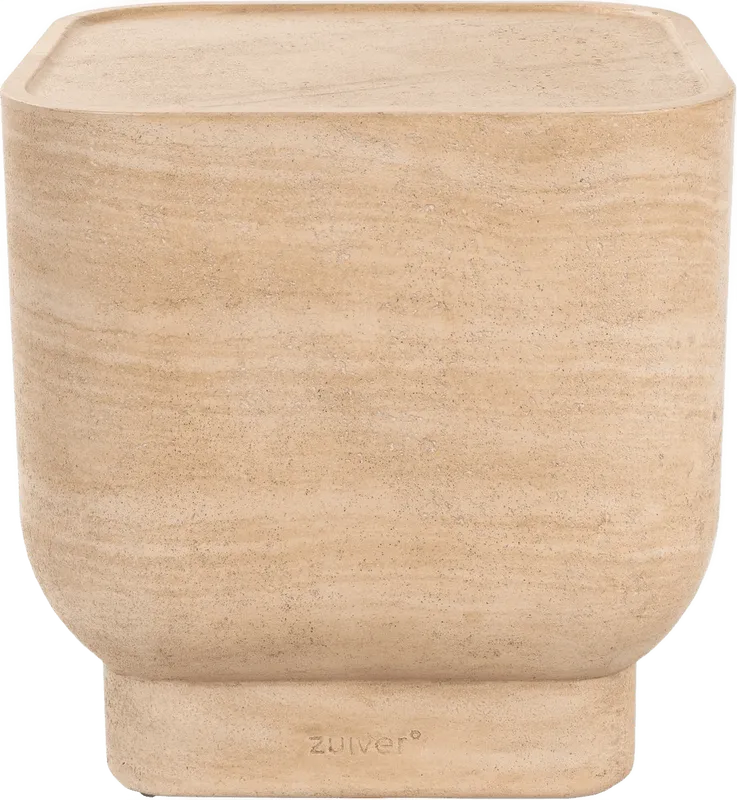 Noble Bijzettafel Vierkant - Beige